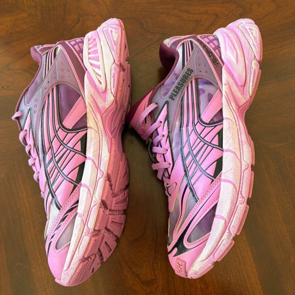 Puma Pleasures Velophasis Shoes 10 Overdye‎ Pink Purple Y2K Athletic Sneakers